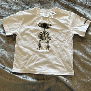 Burberry toddler shirt with bear on front and back. Worn one time.